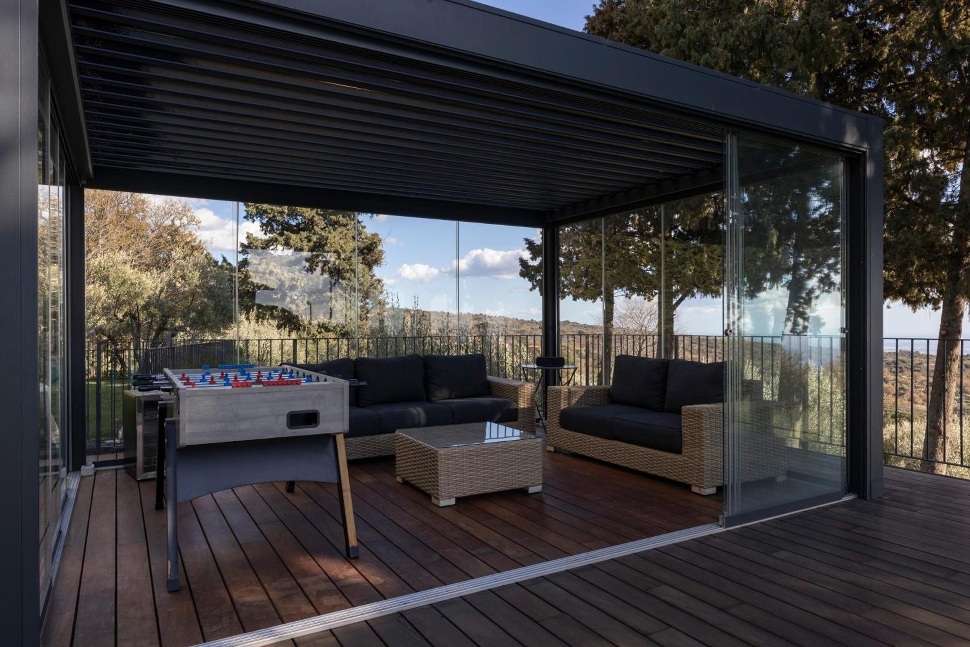 Scialaj Villa Di Lusso Sull'Etna Con Piscina E Vista Mare Ragalna Exteriör bild
