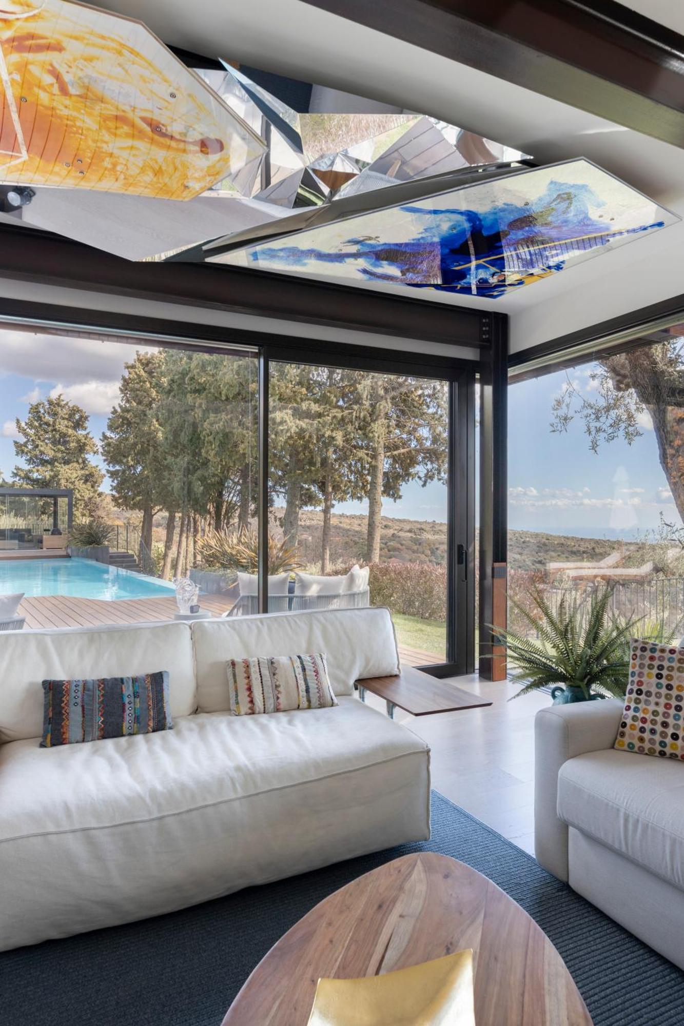 Scialaj Villa Di Lusso Sull'Etna Con Piscina E Vista Mare Ragalna Exteriör bild