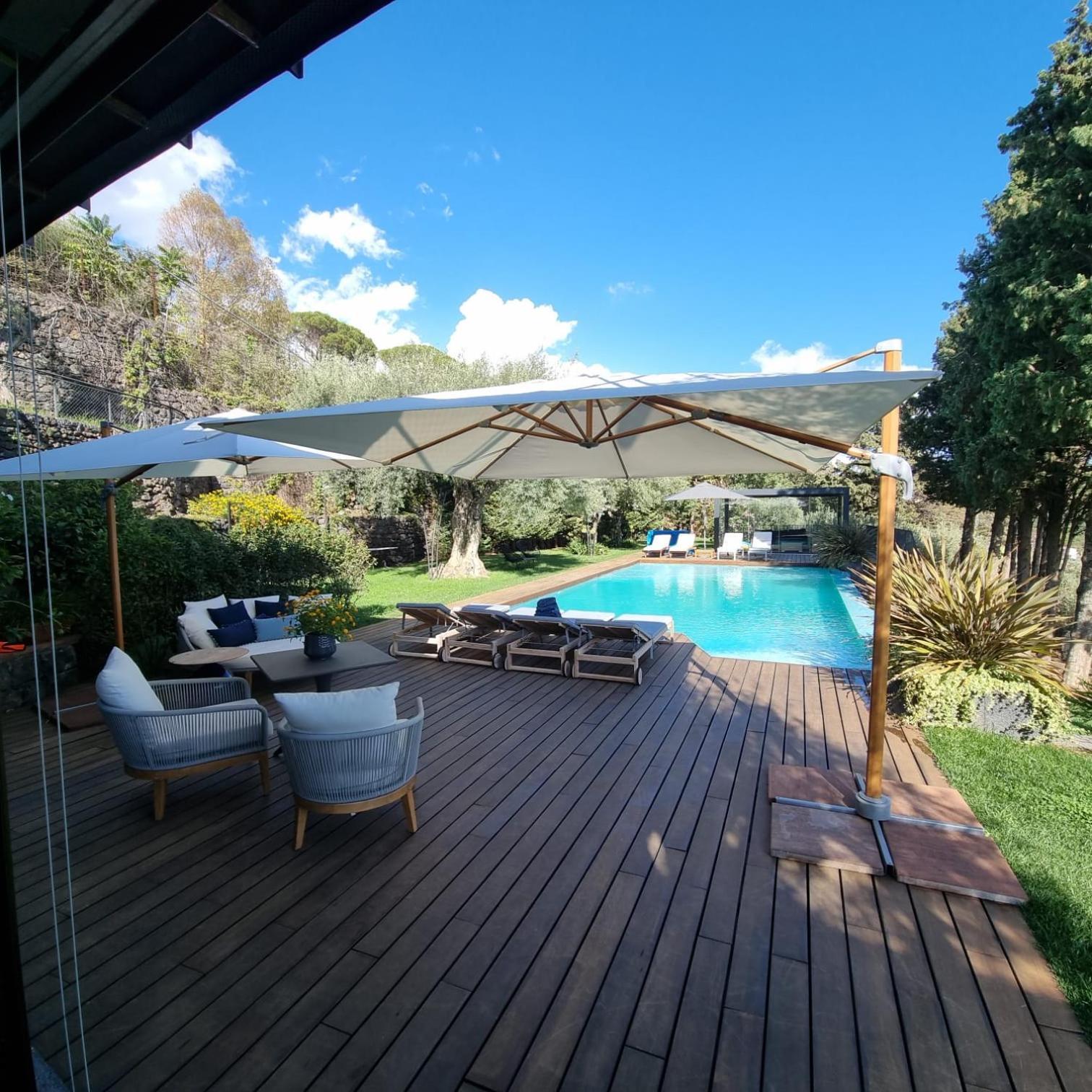 Scialaj Villa Di Lusso Sull'Etna Con Piscina E Vista Mare Ragalna Exteriör bild